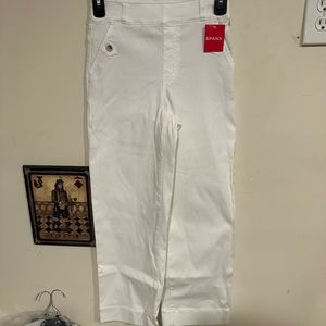 Spanx stretch twill cropped pants